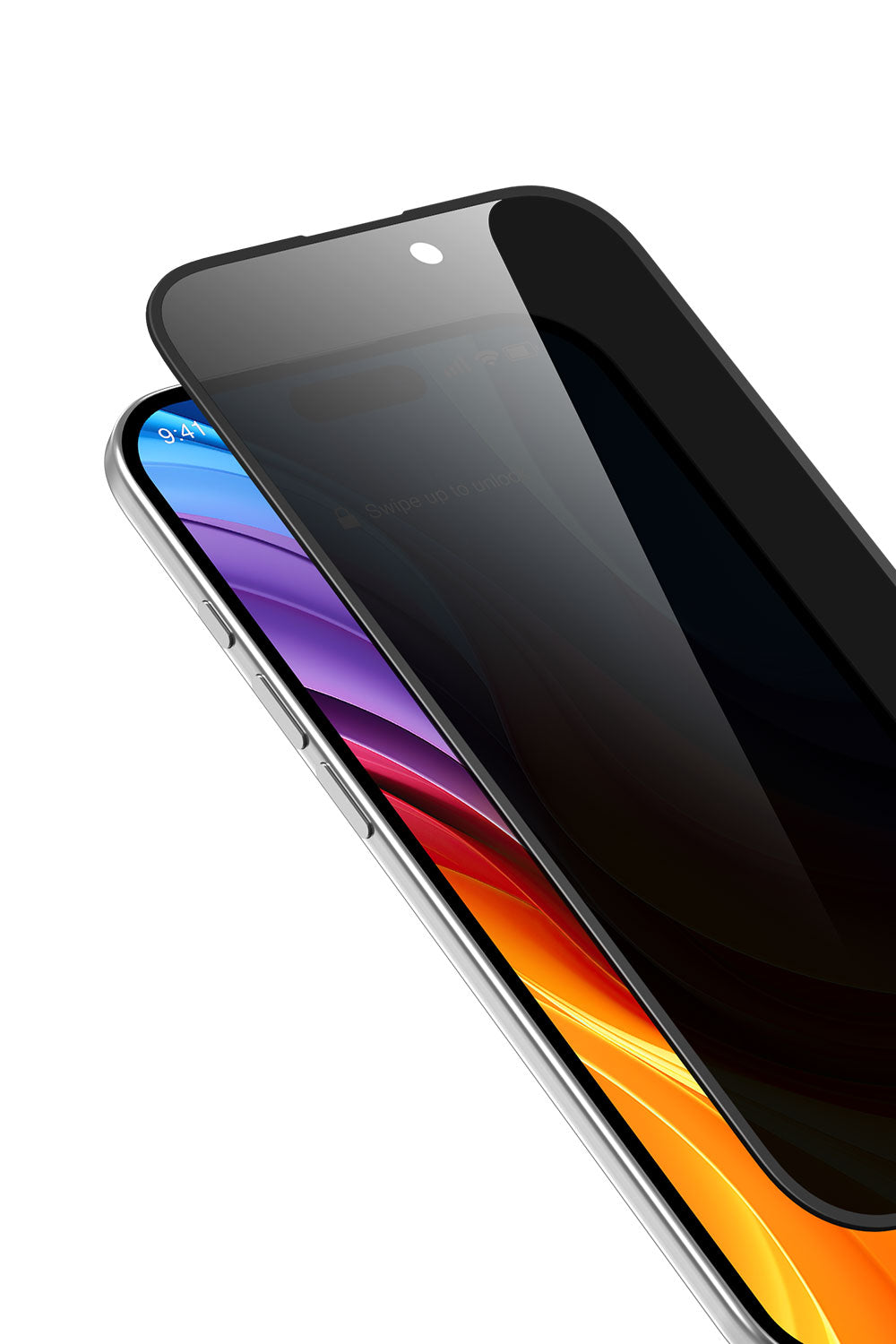 Remson Elite Guard Pro Tempered Glass Screen Protector Anti- Glare Privacy HD 9H Hardness Full Coverage with Installation Tool Kit compatible for iPhone 17 Air 6.5-inch 2025