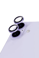 Moxedo Camera Lens Protector for iPhone 17 6.3” 2025 9H Tempered Glass Aluminum Alloy Individual Ring Camera Lens Cover Protector with Easy Installation Tool – Purple