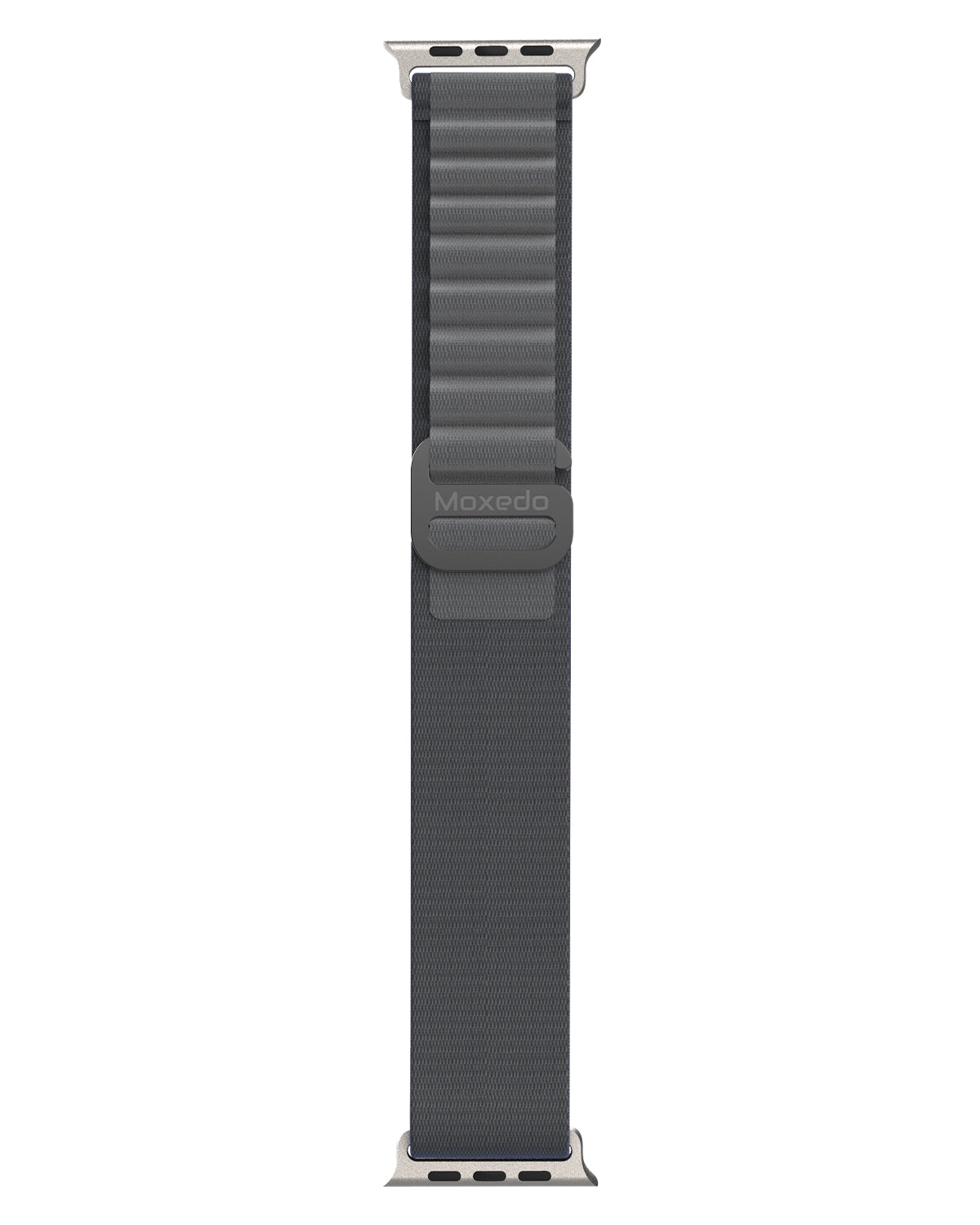 Moxedo Alpine Loop Watch Band Adjustable Sports Nylon Woven with Titanium G-Hook Strap design for 44mm,45mm,49mm (Dark Grey)