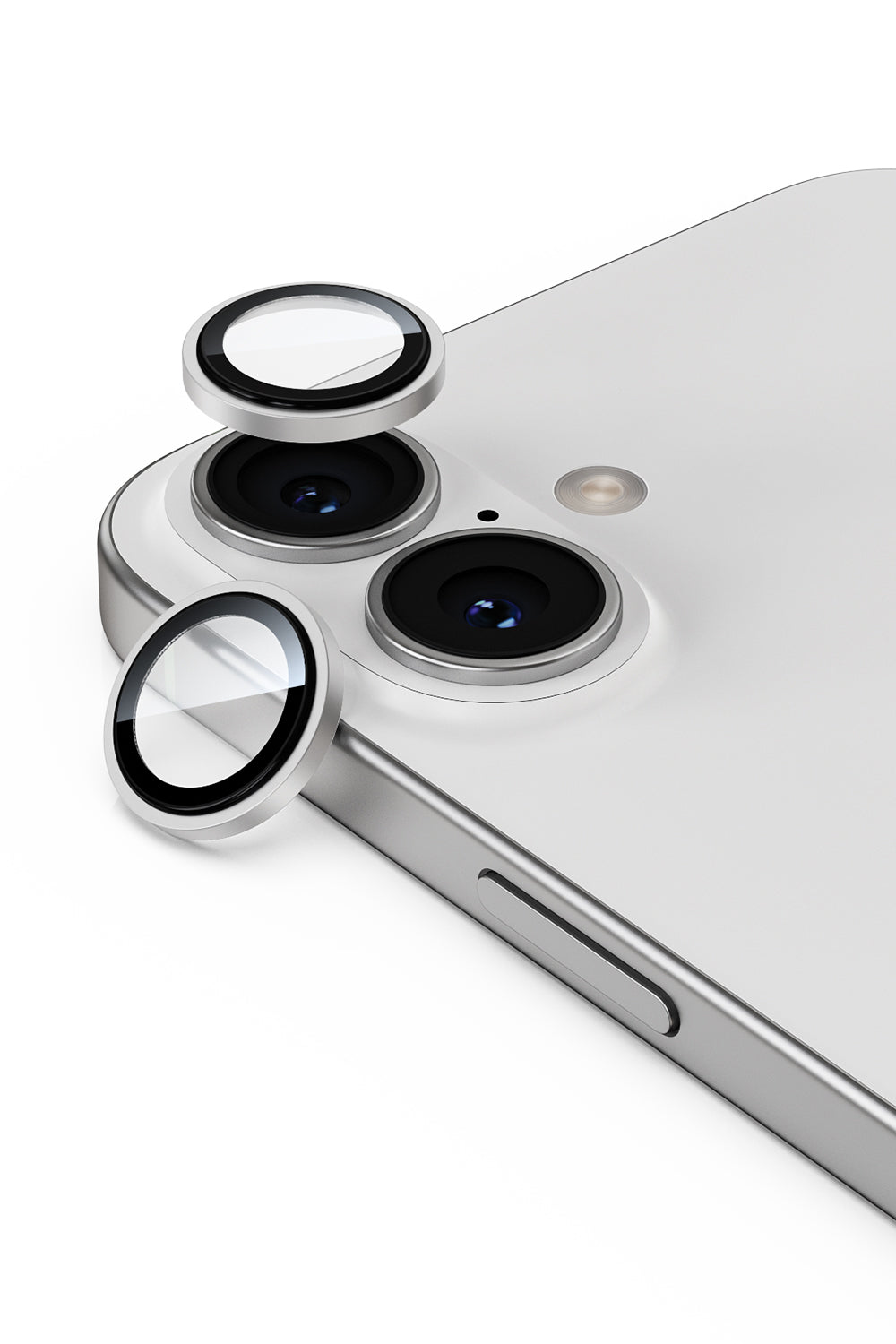 Remson Camera Lens Protector for iPhone 17 6.3 inch, 9H Tempered Glass, HD Multi-Layer Protection, Shatterproof Clarity with Installation Guide-Silver