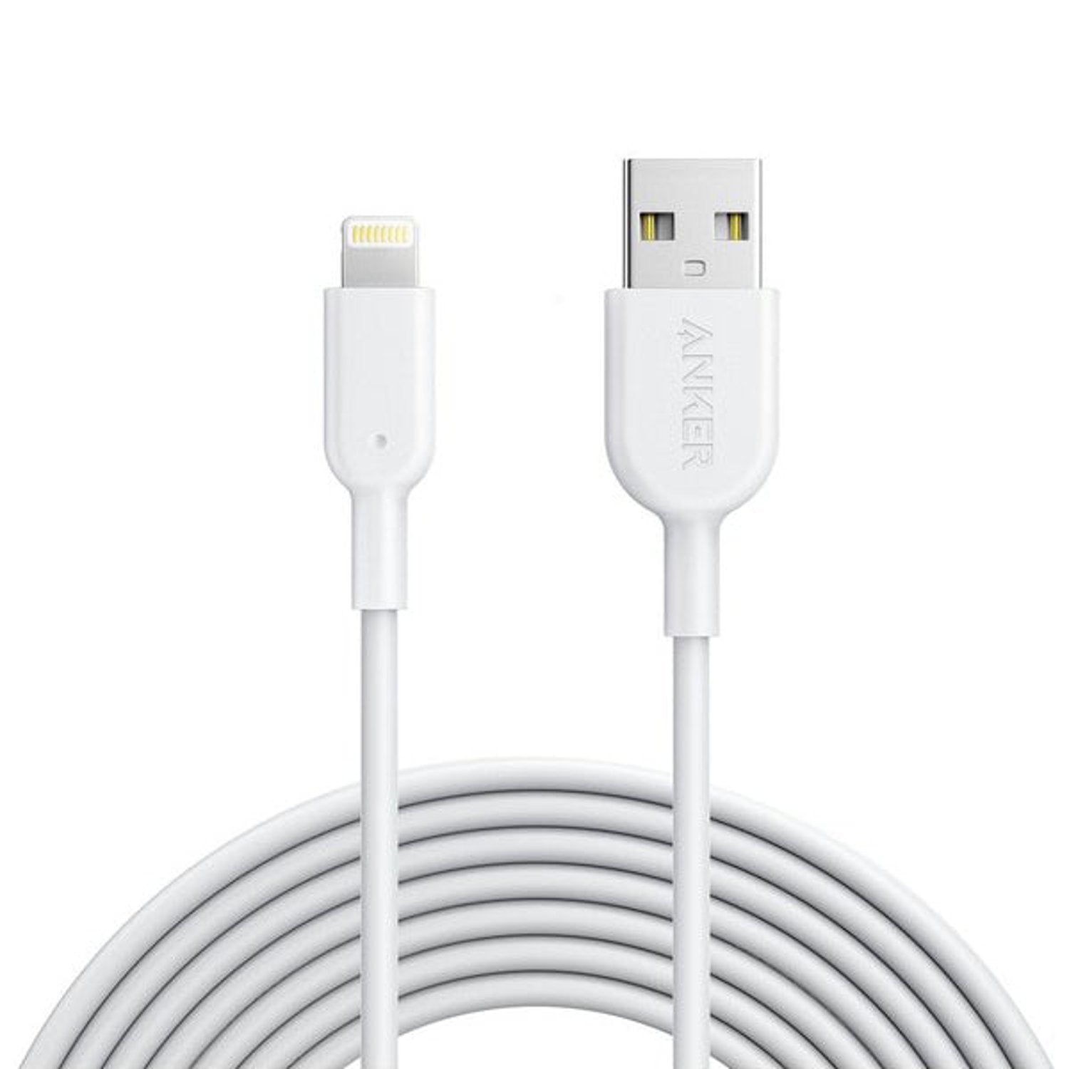 Anker Powerline II Charging & Data Cable, USB Type A to Lightning for Apple Devices - White