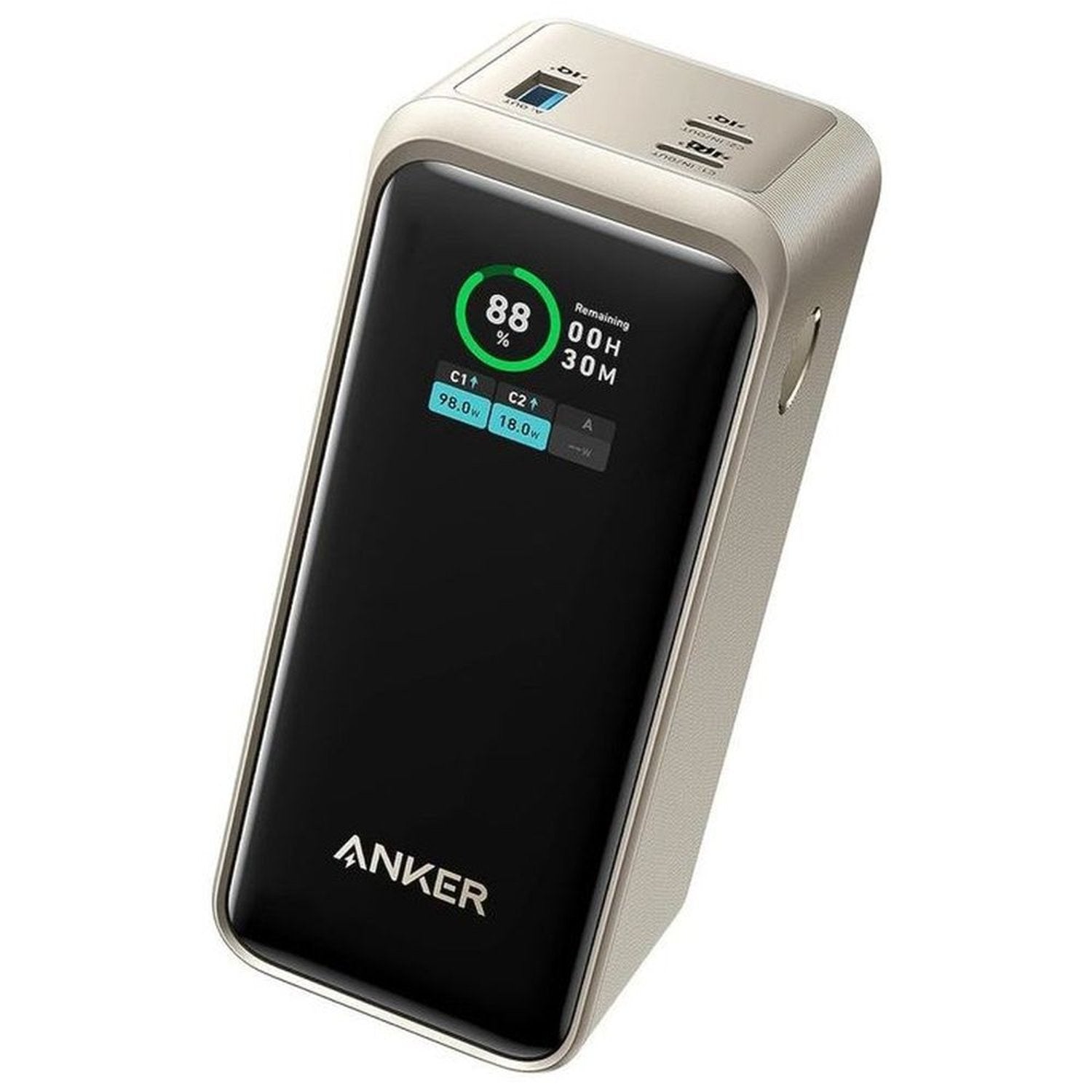 Anker Prime 20000 mAh Power Bank (200W) 2 USB-C Ports - Gold