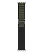 Moxedo Alpine Loop Watch Band Adjustable Sports Nylon Woven with Titanium G-Hook Strap design for 44mm,45mm,49mm (Field Green)