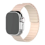 Moxedo Dual-Color Magnetic Watch Band Compatible with Apple Watch Series Ultra 2/9/8 Ultra /8/7/6/5/4/3/SE 44/45/49mm - Power Rose Gold