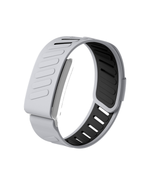 Moxedo Flow-Fit Silicone Strap Compatible with WHOOP 4.0  Adjustable Replacement Band for Men & Women Lightweight, Sweatproof, Skin-Friendly, Secure Fit, Waterproof Sports Loop -Gray/Black