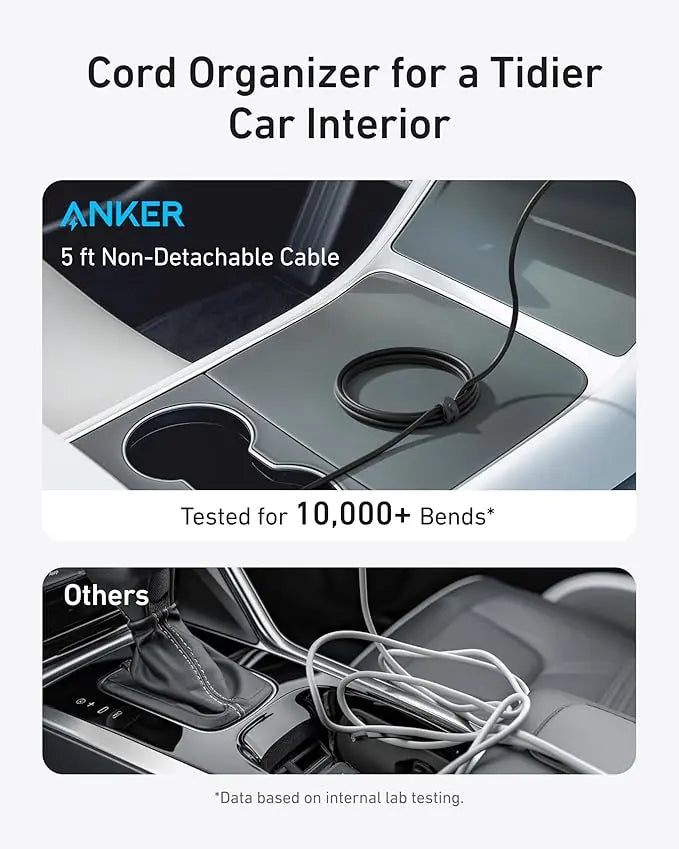 Anker MagSafe Wireless Car Charger, MagGo 15W Fast Car Charger, 360-Degree Adjustable with Strong Magnets, Phone Mount for iPhone 15/ 16 Series Anker