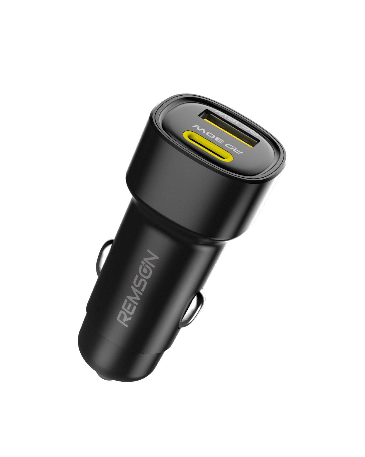 Remson Neo Power Car Charger PD 48W 1 USB-C Port/ 1 USB-A Port Fast Charging Compatible For iPhone 16 Pro/ Pro Max/16/15/14/13/12, Galaxy, S24/S23/S22/S21, iPad Pro 6/Air 5