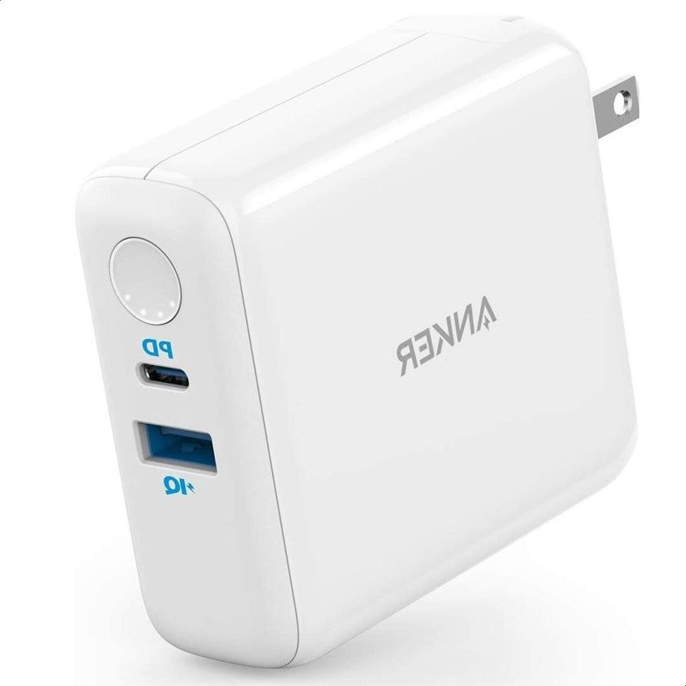 Anker PowerCore III Fusion 5000mah PowerBank/ Wall Charger - White