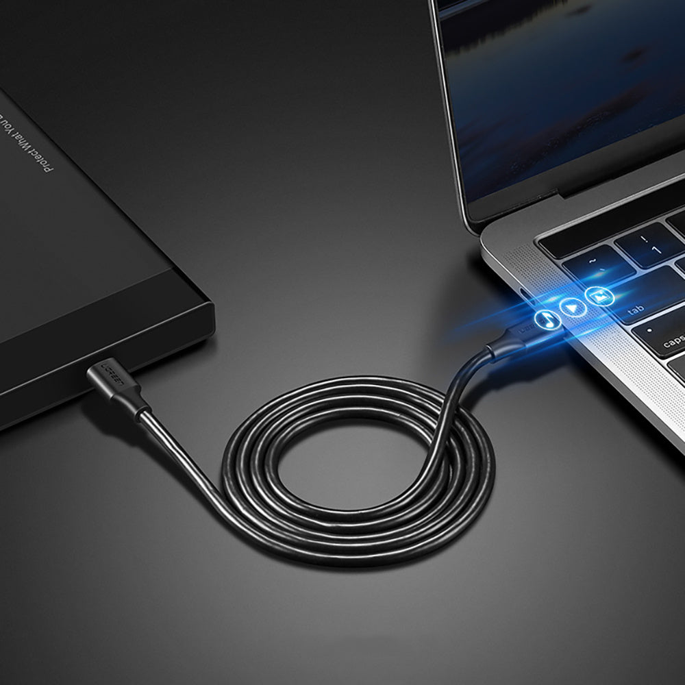 UGREEN USB-C to USB-C (60W) PD Fast Charging Cable 2m - Black