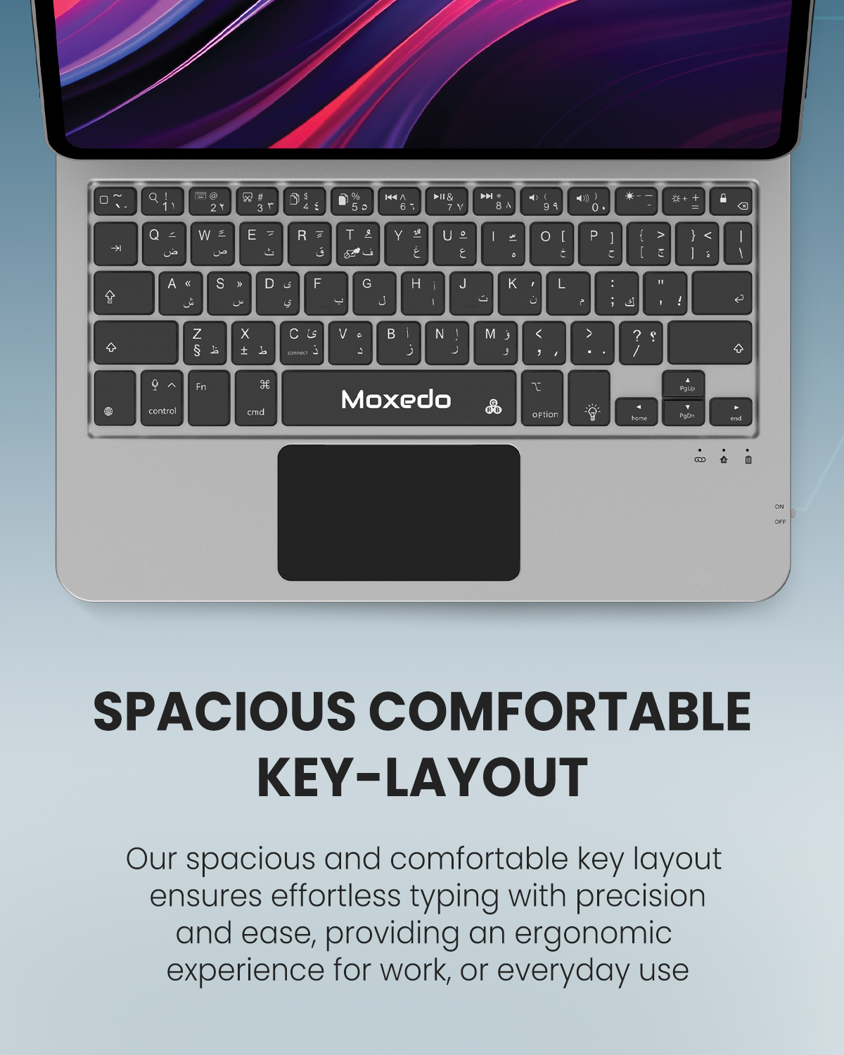 Moxedo Magic Wireless Keyboard for iPad 10.9 Boost Productivity!