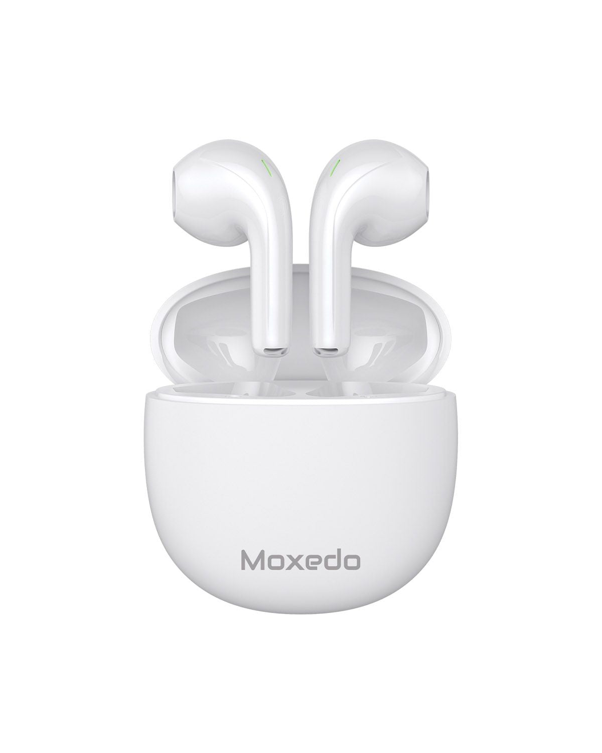 Moxedo S6 Earbuds Bluetooth 5.3, 7hrs Playtime, Enhanced Bass, Comfort Fit- White