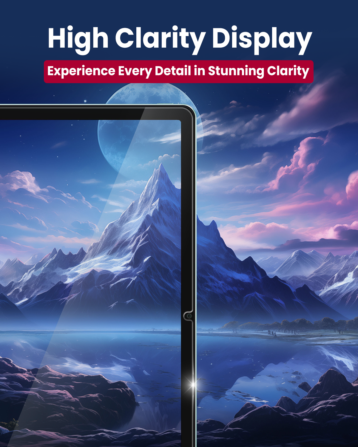 Moxedo Ultra Shield Tempered Glass Screen Protector - HD Clear 9H Hardness for  Xiaomi Redmi Pad SE 2023 11 inch