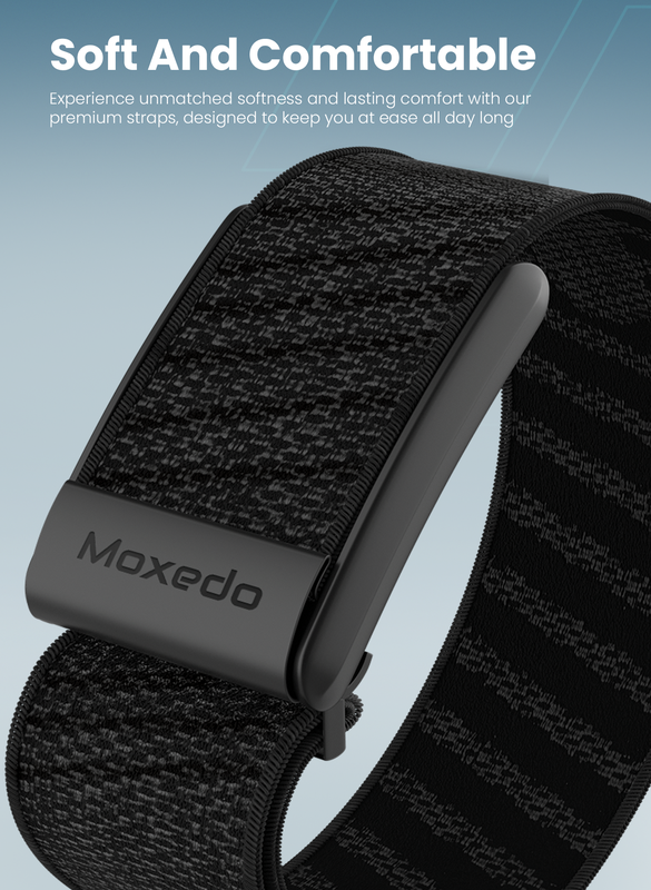 Moxedo Fit-Weave Nylon Braided Band - Black