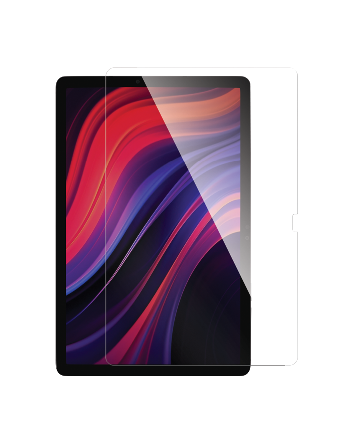 Moxedo Ultra Shield Tempered Glass Screen Protector for Samsung Galaxy Tab A9 Plus HD Clear 9H Hardness Micro Curved Edges with Installation Guide