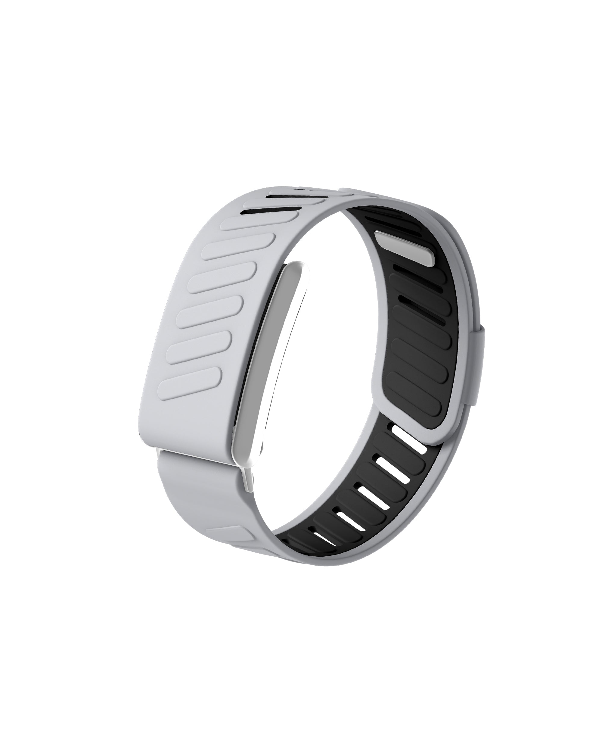 Moxedo Comfort Durable Whoop 5.0 Band Soft-Touch Silicone Replacement Wrist Strap–Flexible, Waterproof Watch Band for Men & Women, Lightweight, Skin-Friendly with U-Shaped Connector - Gray