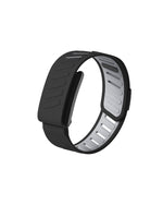 Moxedo Comfort Durable Whoop 5.0 Band Soft-Touch Silicone Replacement Wrist Strap–Flexible, Waterproof Watch Band for Men & Women, Lightweight, Skin-Friendly with U-Shaped Connector - Black/Grey