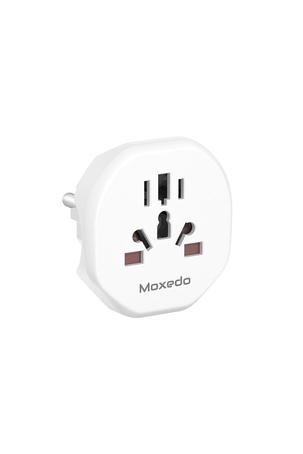 Moxedo Universal Travel Conversion Socket 2500W AC Outlet Multi-Plug World to UE Adapter EU/UK/Australia/China/Russia/Turkey/Spain Worldwide Power Outlet Converter