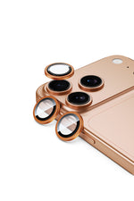 Remson Camera Lens Protector for iPhone 17 Pro 6.3 inch/ iPhone 17 Pro Max 6.9 inch, 9H Tempered Glass, HD Multi-Layer Protection, Shatterproof Clarity with Installation Guide- Cosmic Orange