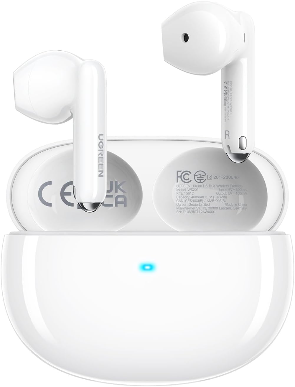 UGREEN Wireless Earbuds Bluetooth 5.3, HiTune H5 Headphone Semi-in-ear Earphone