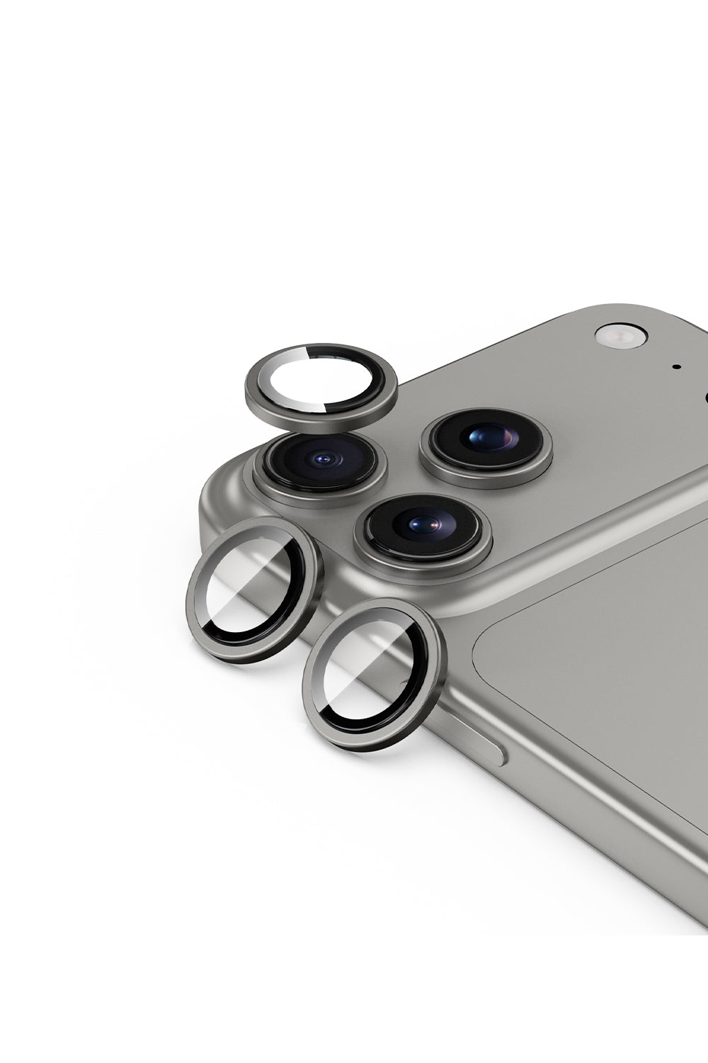Remson Camera Lens Protector for iPhone 17 Pro 6.3 inch/ iPhone 17 Pro Max 6.9 inch, 9H Tempered Glass, HD Multi-Layer Protection, Shatterproof Clarity with Installation Guide- Titanium