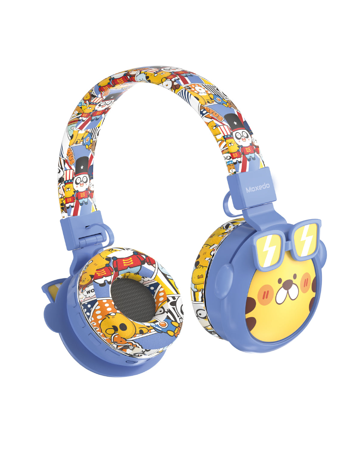 Moxedo Junior Wireless On-Ear Headphones for Kids - Junior Tiger