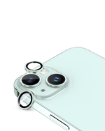 Moxedo Camera Lens Protector Aluminum Alloy with Easy Installation Tool Compatible for iPhone 15 Plus 6.7 /iPhone 15 6.1 (Light Green)