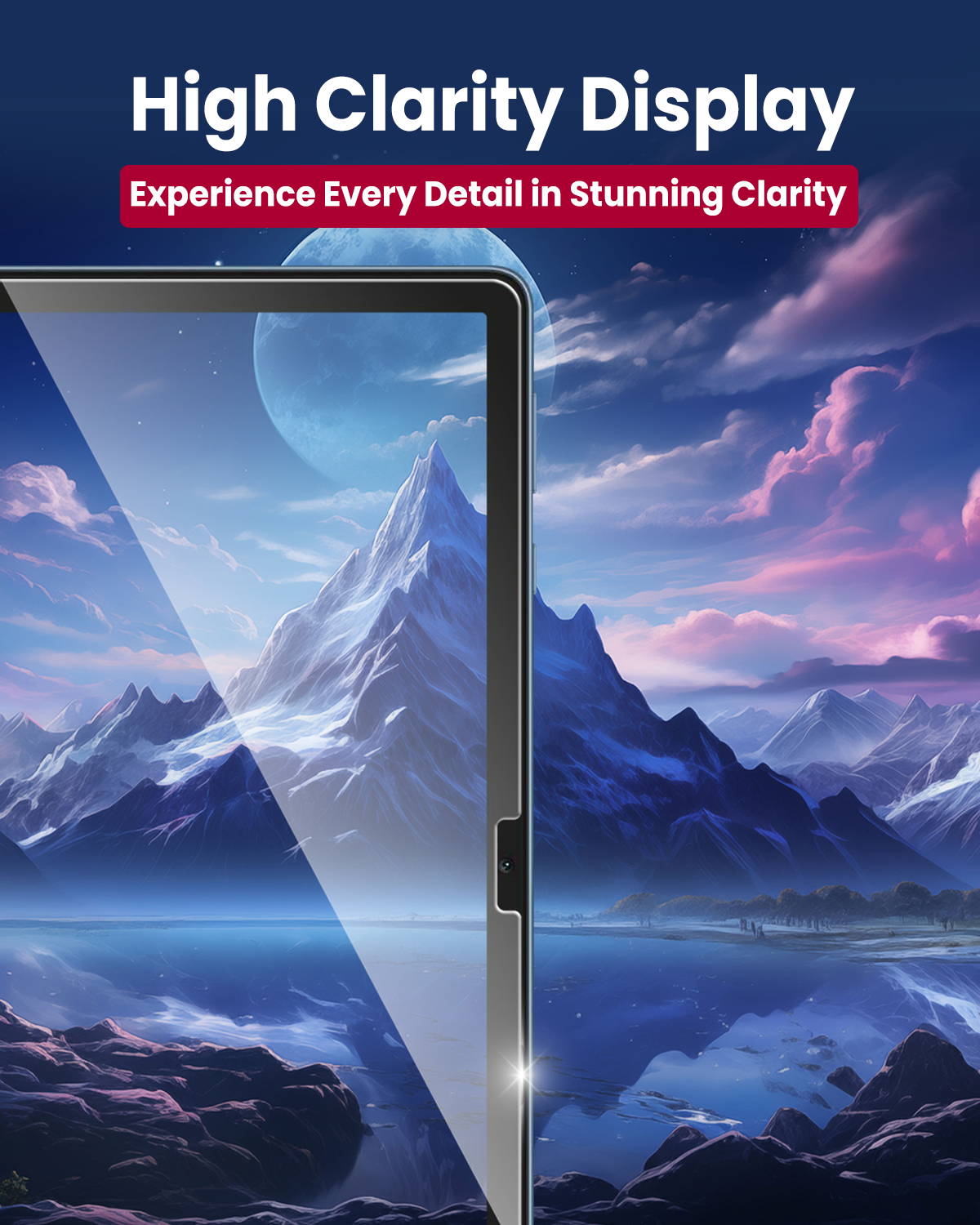 Moxedo Ultra Shield Tempered Glass Screen Protector - HD Clear 9H Hardness for  Honor Pad X8