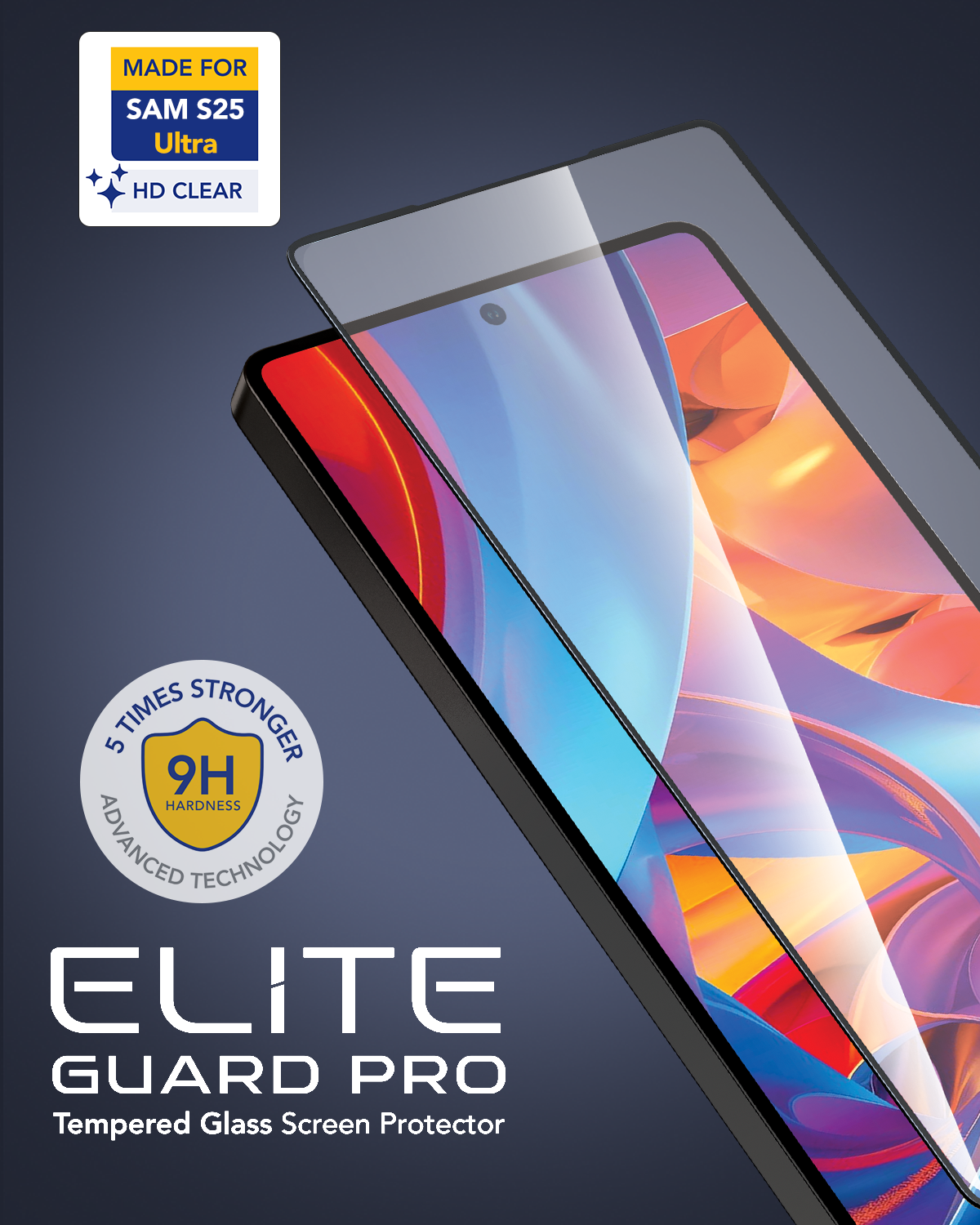 Remson Elite Guard Pro Tempered Glass Screen Protector HD Clear 9H Hardness Full Coverage with Installation Tool Kit compatible for Samsung Galaxy S25 Ultra 6.8 inch